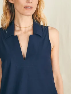 Dresses^Faherty Brand All Day Polo Dress - Navy Blazer
