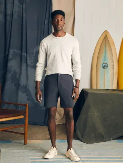 Shorts^Faherty Brand All Day Shorts (7" Inseam) - Charcoal