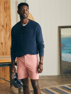 Shorts^Faherty Brand All Day Shorts (7" Inseam) - Faded Flag