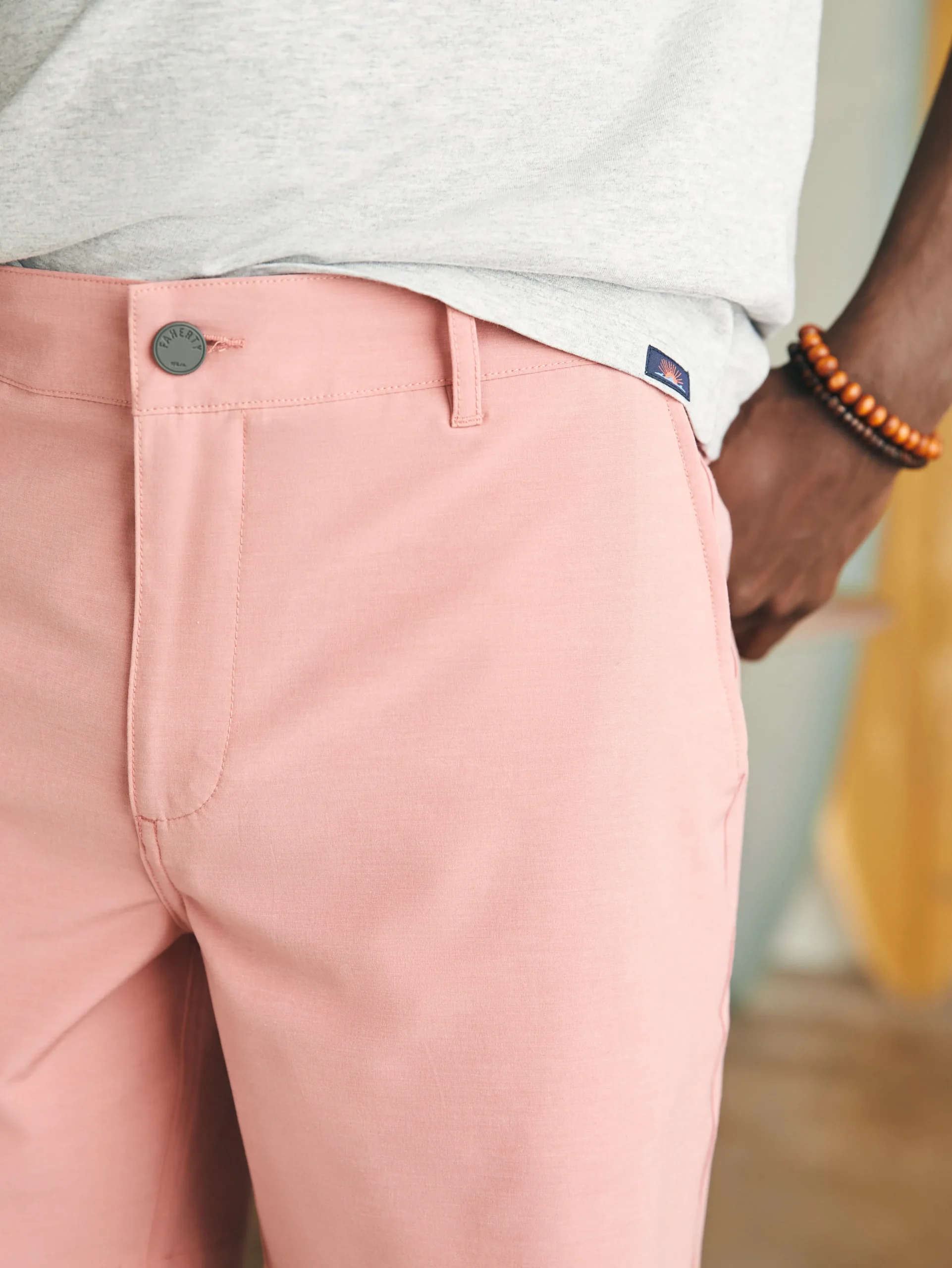 Shorts^Faherty Brand All Day Shorts (7" Inseam) - Faded Flag
