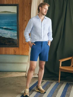 Shorts^Faherty Brand All Day Shorts (7" Inseam) - Navy