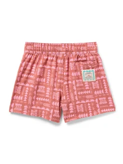 Kids^Faherty Brand Anna Kahalekulu Kids Beacon Trunk - Red Naupaka Block