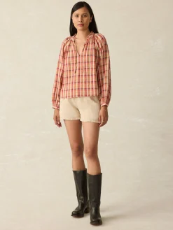 Shirts & Tops^Faherty Brand Annalise Top - Sunset Gingham