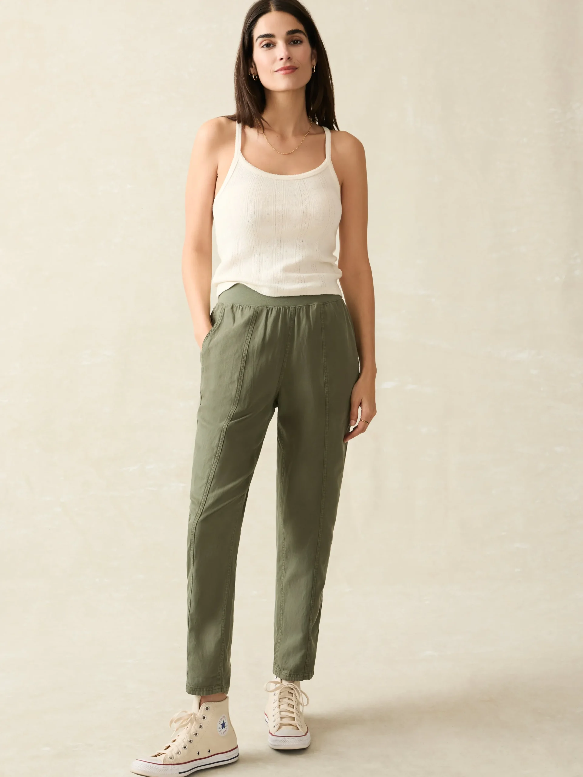 Pants^Faherty Brand Arlie Pant - Thyme