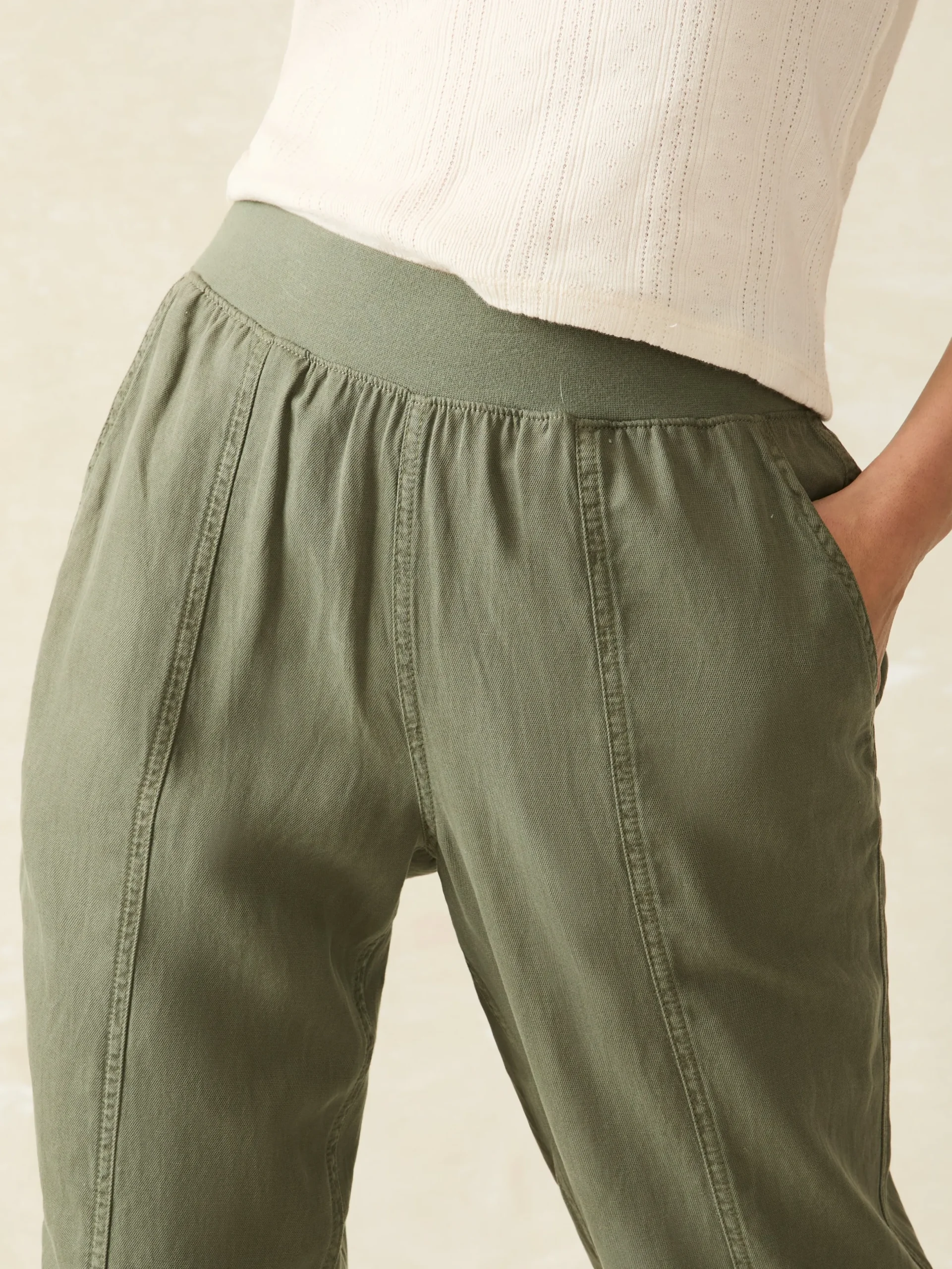 Pants^Faherty Brand Arlie Pant - Thyme