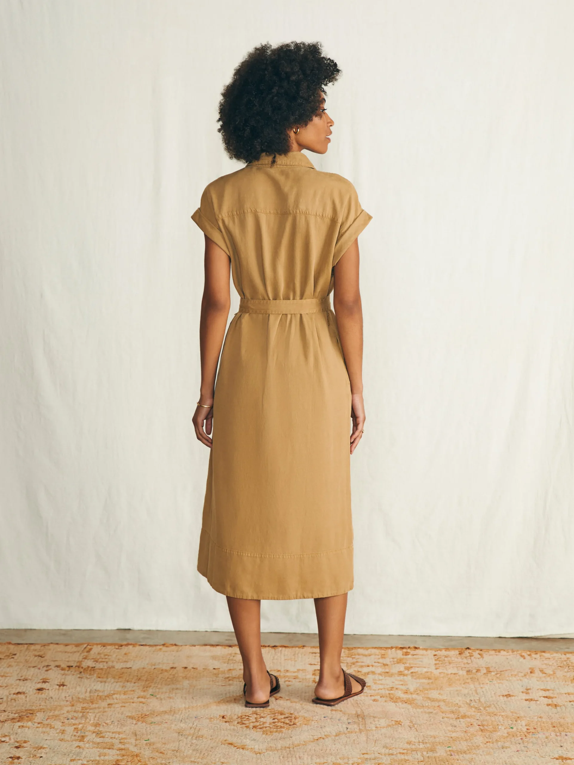 Dresses^Faherty Brand Arlie Shirtdress - Antique Bronze