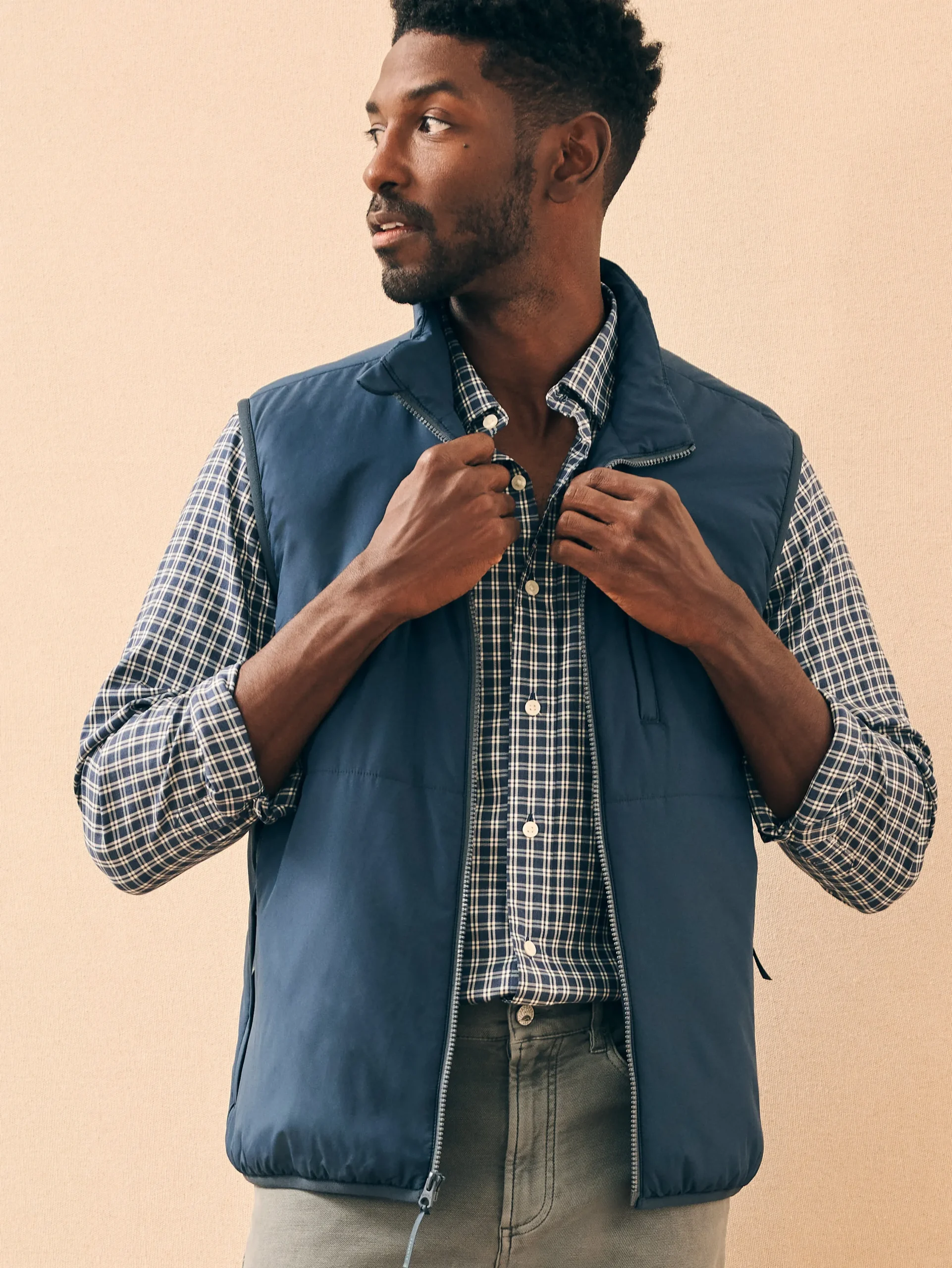Jackets & Vests^Faherty Brand Atmosphere Vest - Blue Nights
