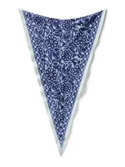 Scarves & Wraps^Faherty Brand Batik Diamond Bandana - Indigo