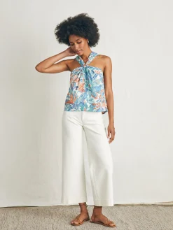 Shirts & Tops^Faherty Brand Bay Twist Top - Paradise Blossom Floral