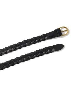 Belts^Faherty Brand Braided Leather Belt - Black