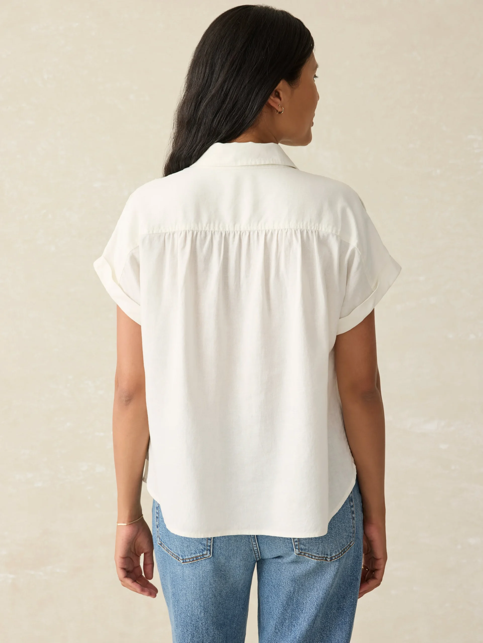 Shirts & Tops^Faherty Brand Breeze Shirt - White