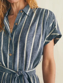Dresses^Faherty Brand Breeze Shirtdress - Coastal Crisp Stripe