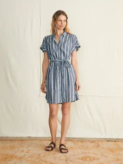 Dresses^Faherty Brand Breeze Shirtdress - Coastal Crisp Stripe