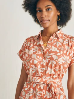 Dresses^Faherty Brand Breeze Shirtdress - Ginger Floral