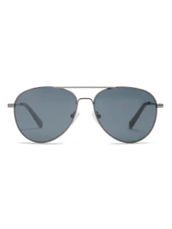 Sunglasses|Sunglasses^Faherty Brand Byron Sunglasses - Gunmetal