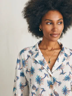 Shirts & Tops^Faherty Brand Cabana Camp Shirt - Pineapple Palm