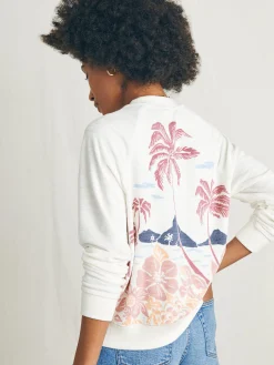 Hoodies & Sweatshirts^Faherty Brand Cabana Towel Terry Crew - Scenic Volcanic Island