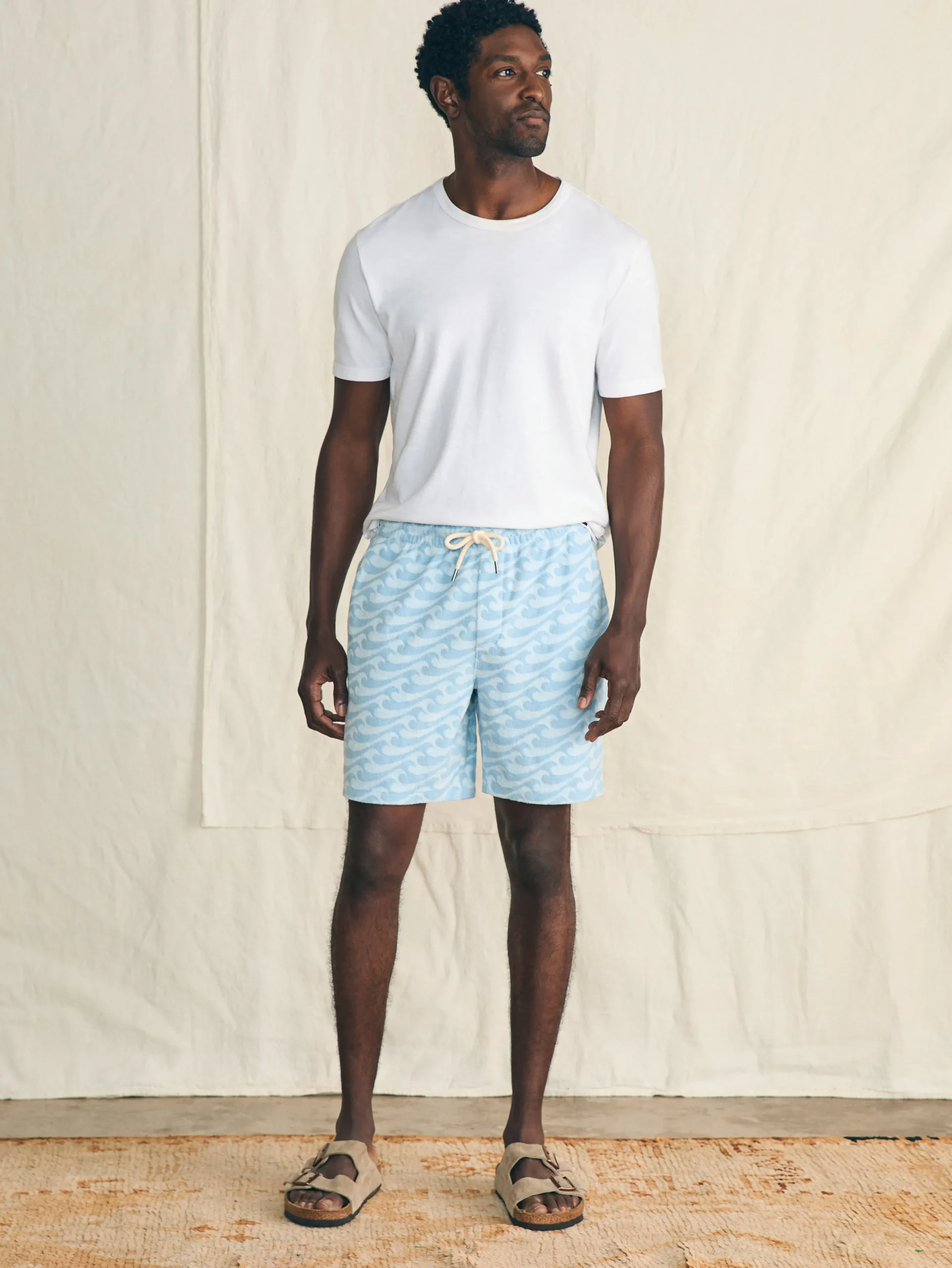 Shorts^Faherty Brand Cabana Towel Terry Sweatshort - Endless Peaks