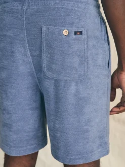 Shorts^Faherty Brand Cabana Towel Terry Sweatshort - Stormy Sky