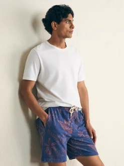 Shorts^Faherty Brand Cabana Towel Terry Sweatshort - Twilight Coral Floral