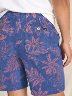 Shorts^Faherty Brand Cabana Towel Terry Sweatshort - Twilight Coral Floral