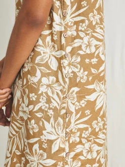 Dresses^Faherty Brand Carini Dress - Bronze Sky Coast Floral