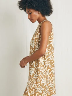 Dresses^Faherty Brand Carini Dress - Bronze Sky Coast Floral
