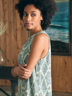 Dresses^Faherty Brand Carini Dress - Tuscan Ikat