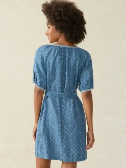 Dresses^Faherty Brand Carmel Dress - Key Largo Blue