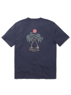 T-Shirts & Henleys^Faherty Brand Charleston Short-Sleeve Crew T-Shirt - Dune Navy