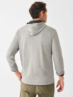 Hoodies & Sweatshirts^Faherty Brand Cloud Cotton Reversible Hoodie - Charcoal Heather Light Grey Heather