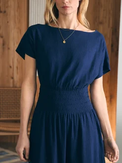 Dresses^Faherty Brand Coast To Coast Midi Dress - Navy