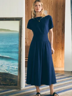 Dresses^Faherty Brand Coast To Coast Midi Dress - Navy