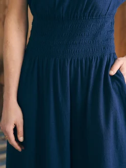 Dresses^Faherty Brand Coast To Coast Midi Dress - Navy