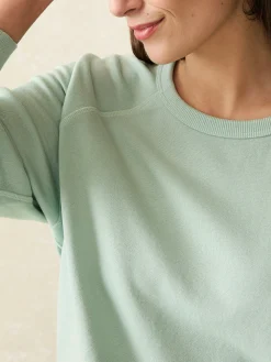 Hoodies & Sweatshirts^Faherty Brand Coastal Cloud Crew - Jadeite