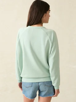 Hoodies & Sweatshirts^Faherty Brand Coastal Cloud Crew - Jadeite