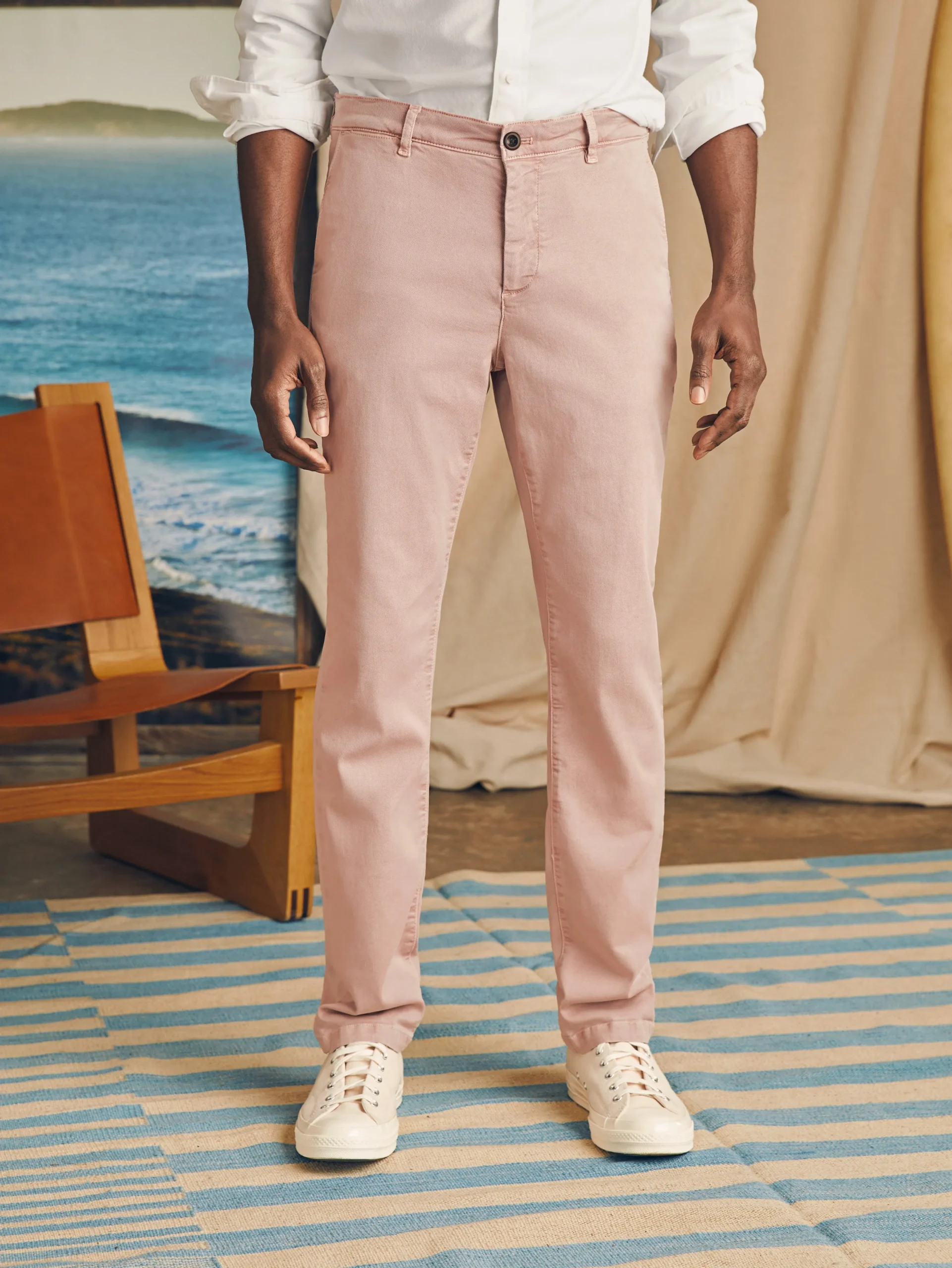 Pants^Faherty Brand Coastline Stretch Chino (32" Inseam) - Spring Quartz