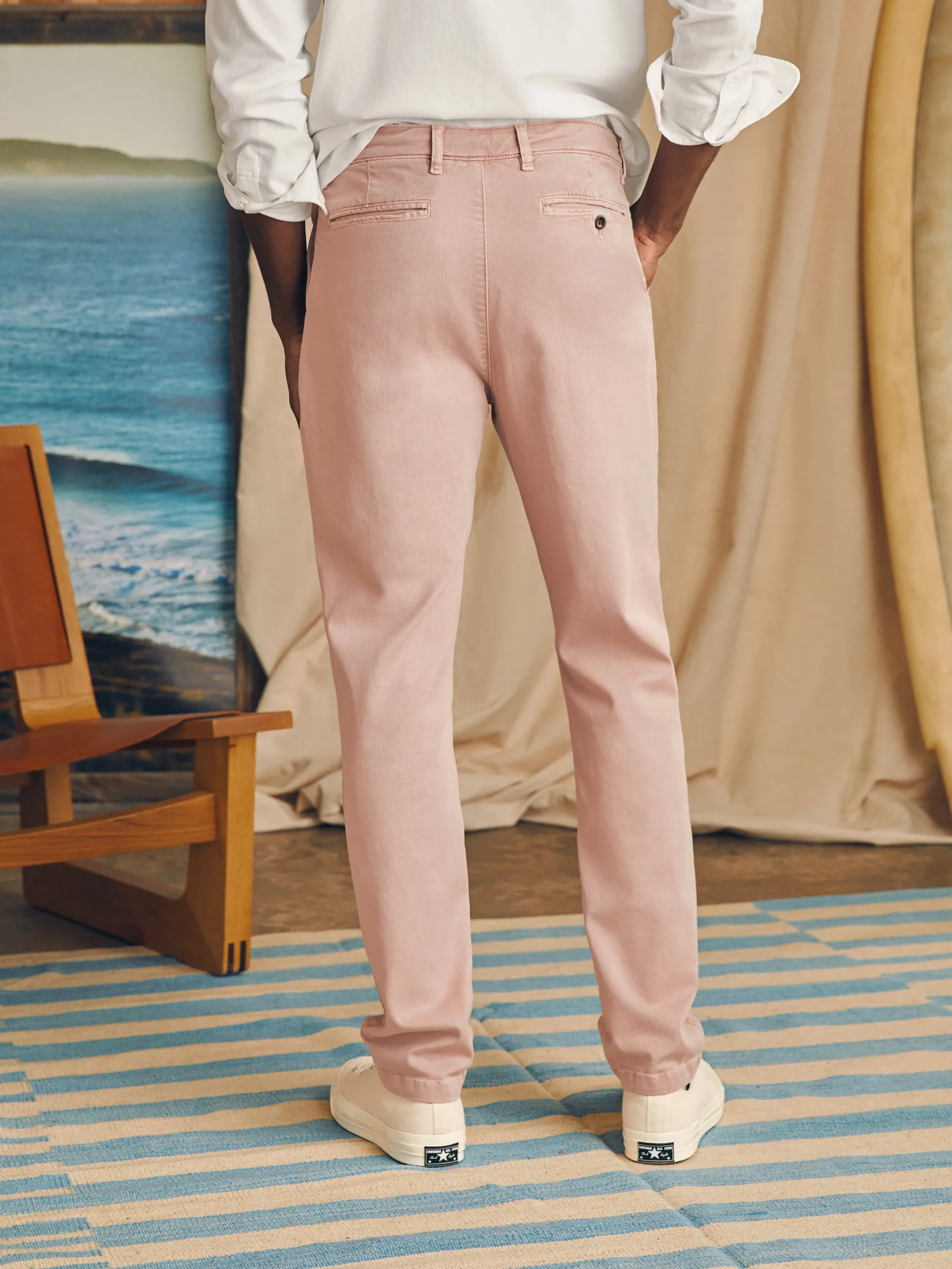 Pants^Faherty Brand Coastline Stretch Chino (32" Inseam) - Spring Quartz