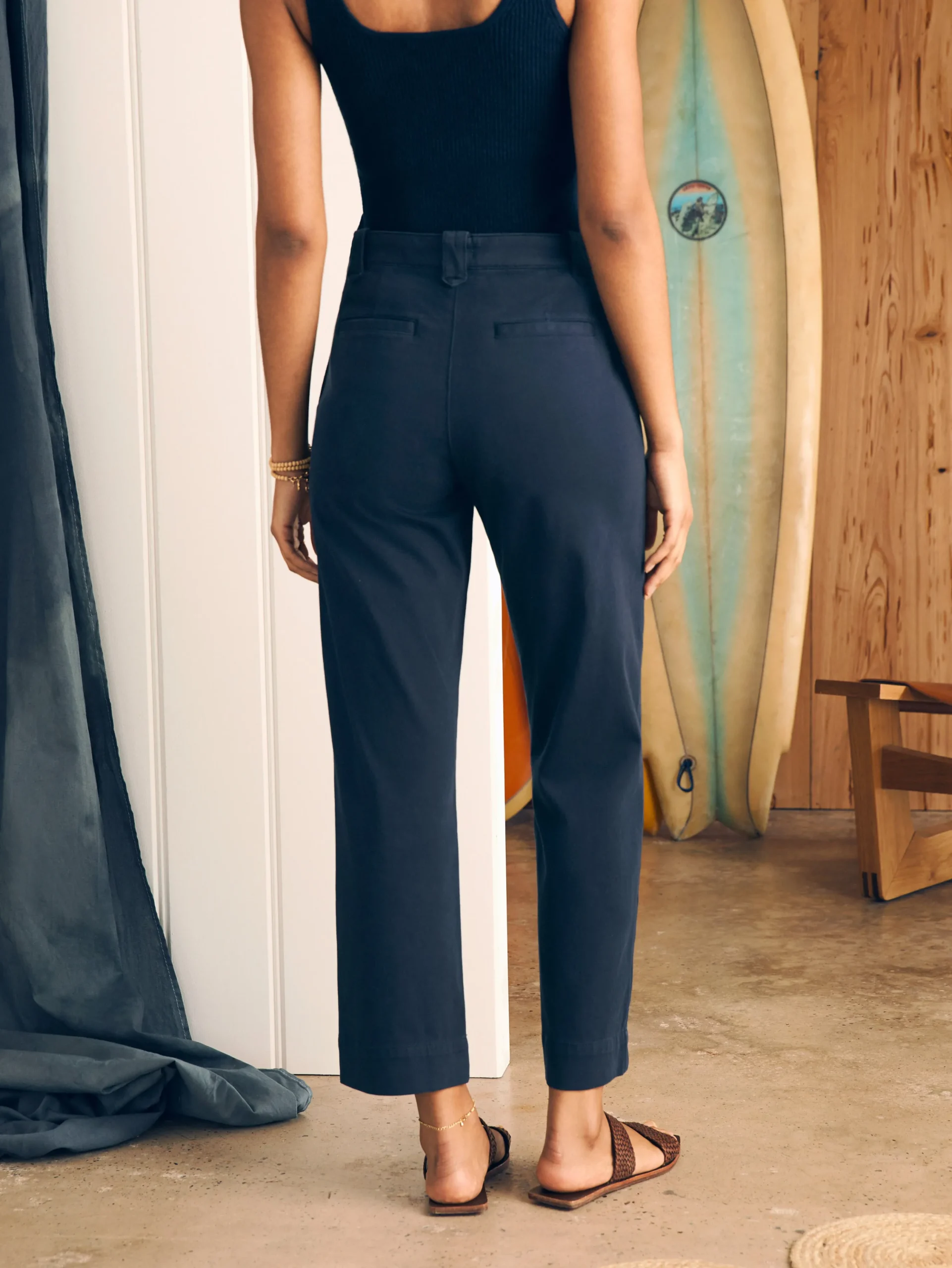 Pants^Faherty Brand Coastline Stretch Chino - Navy