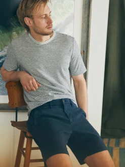 Shorts^Faherty Brand Coastline Stretch Chino Short (8" Inseam) - Blue Nights