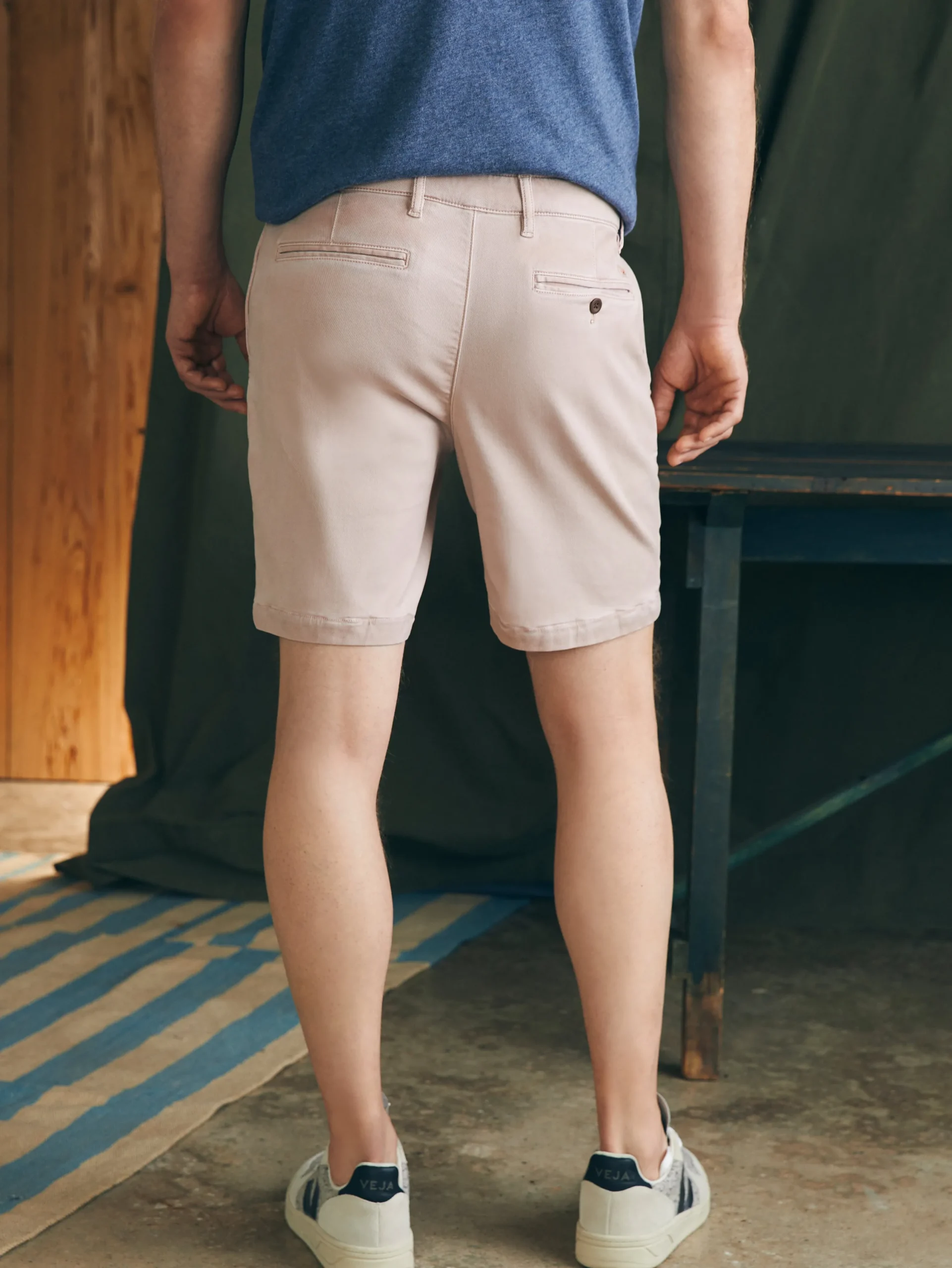 Shorts^Faherty Brand Coastline Stretch Chino Short (8" Inseam) - Spring Quartz