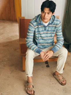 Sweaters|Hoodies & Sweatshirts^Faherty Brand Cove Sweater Hoodie - Sunset Star Serape