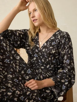 Dresses^Faherty Brand Dakota Dress - Blue Jasmine Floral