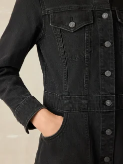 Dresses^Faherty Brand Denim Michelle Dress - Vintage Black Wash