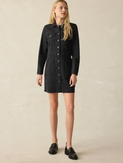 Dresses^Faherty Brand Denim Michelle Dress - Vintage Black Wash