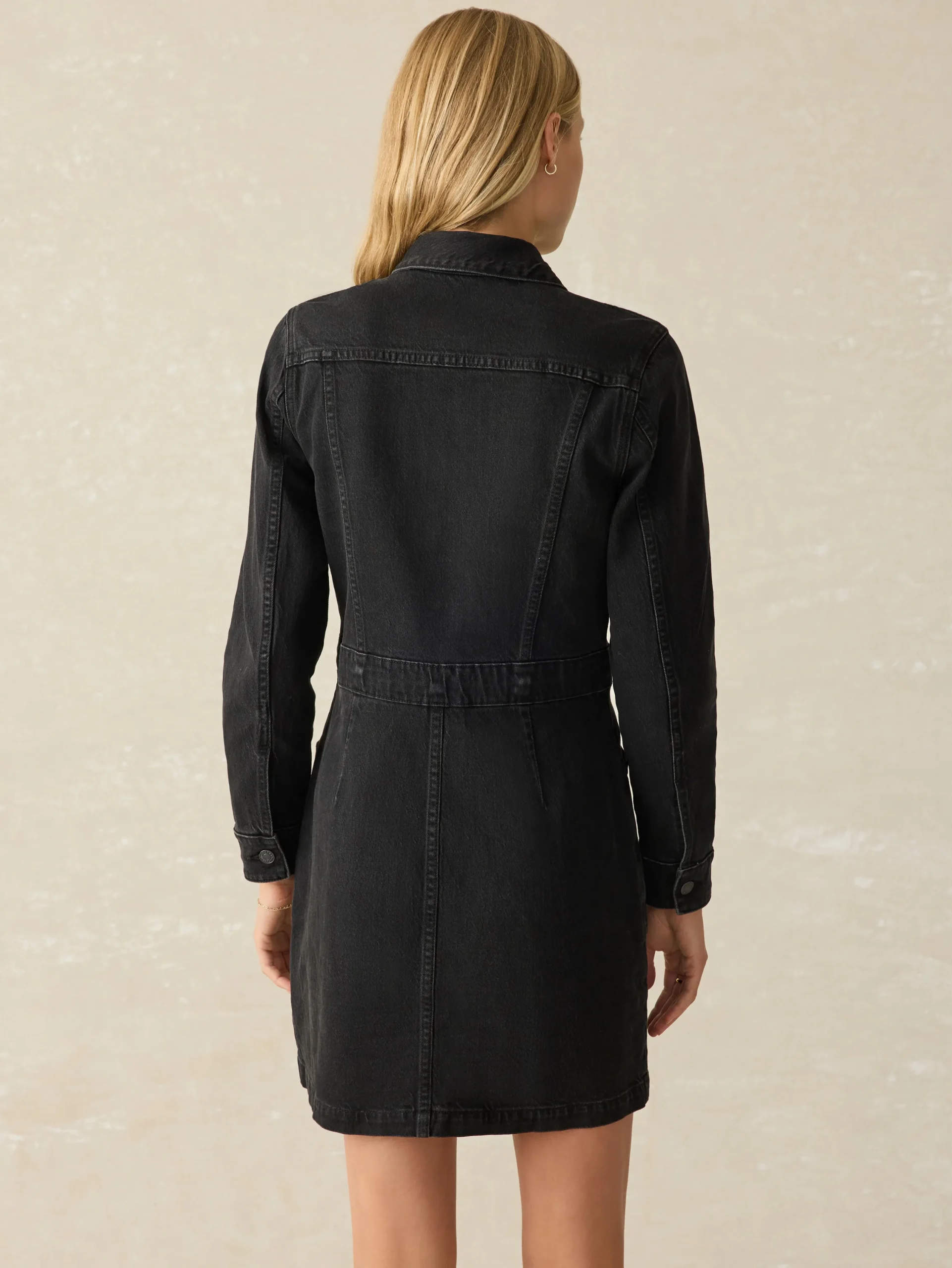 Dresses^Faherty Brand Denim Michelle Dress - Vintage Black Wash