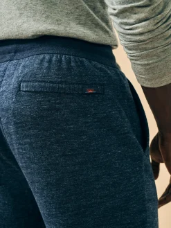 Lounge^Faherty Brand Double Knit Sweatpant - Varsity Navy Heather