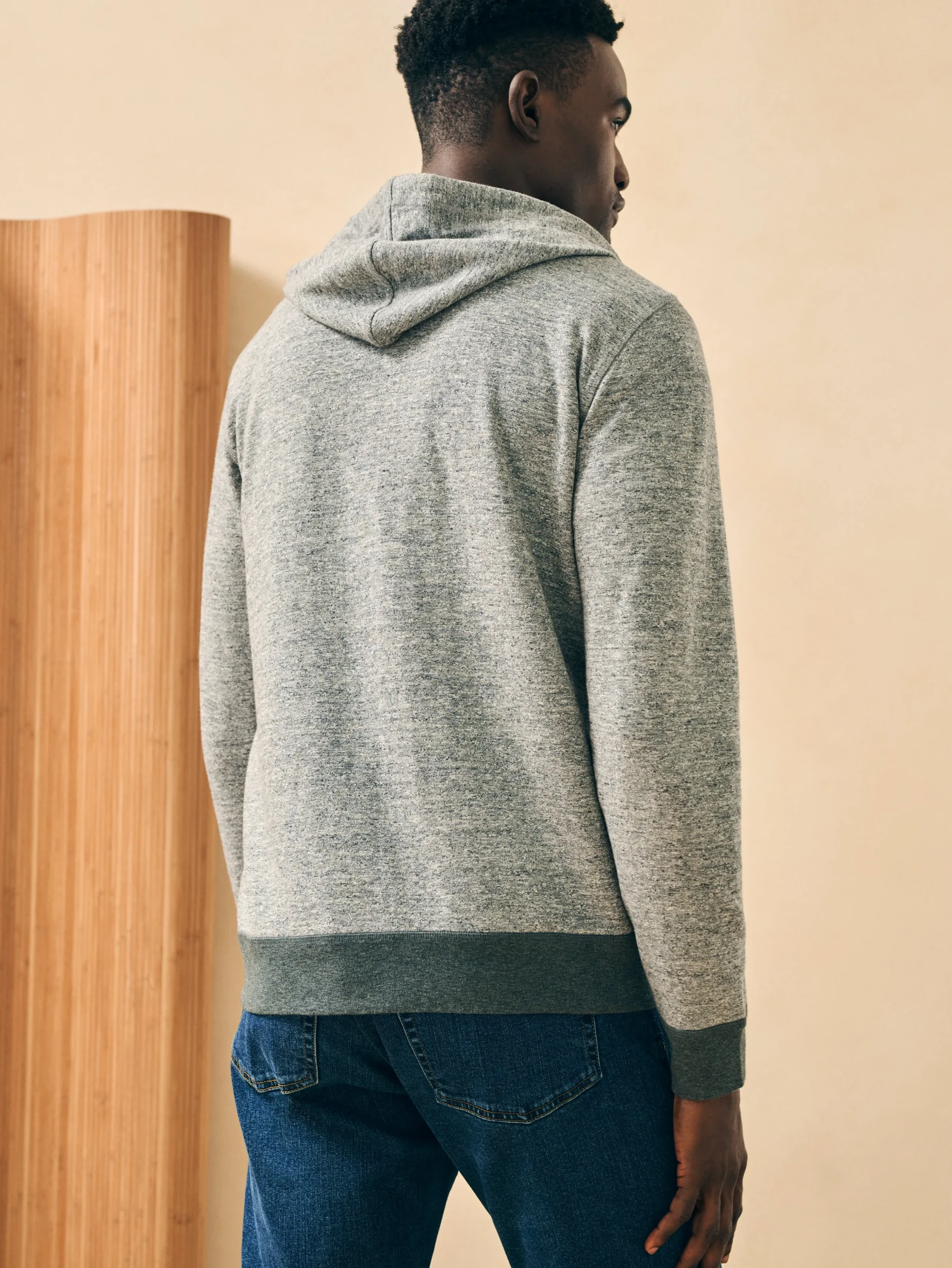 Hoodies & Sweatshirts^Faherty Brand Double Knit Zip Hoodie - Light Carbon Heather