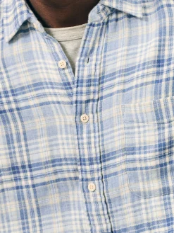 Shirts^Faherty Brand Doublecloth Shirt - Ocean Glacier Plaid