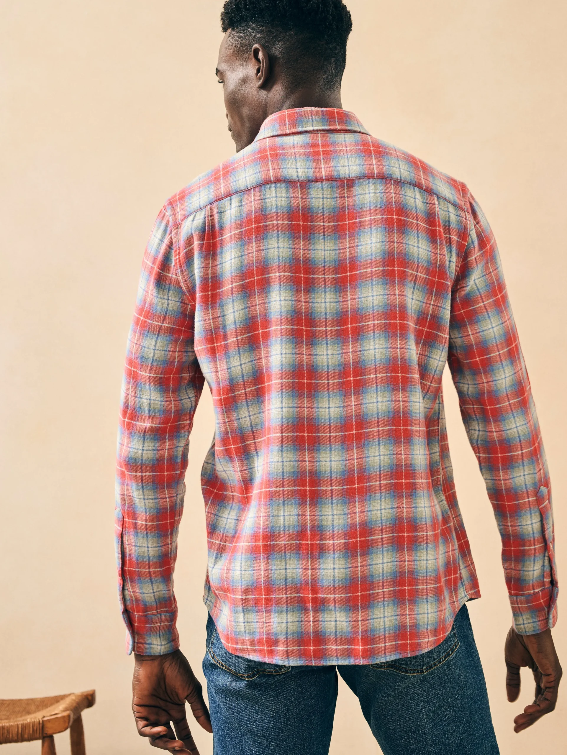 Shirts^Faherty Brand Doublecloth Shirt - Red Hill Plaid